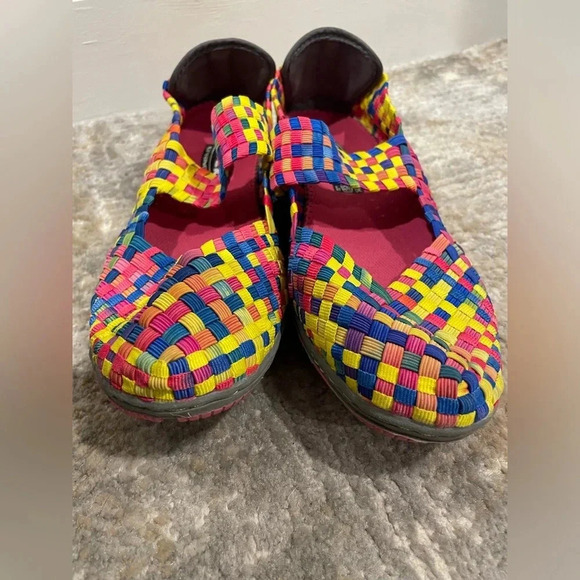 Rock Spring Multicolor Woven Elastic Slip On Comfort Shoe Women’s Size 7.5/38 - Picture 6 of 7